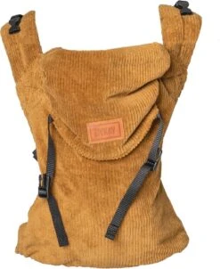ByKay - Draagzak - Click Carrier Classic - Ribbed Velvet - Mustard Brown -Babyproducten Serie Winkel 983x1200 5