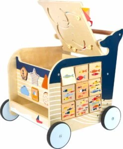 Baby Walvis Loopwagen - Houten Speelgoed Vanaf 1 Jaar -Babyproducten Serie Winkel 993x1200