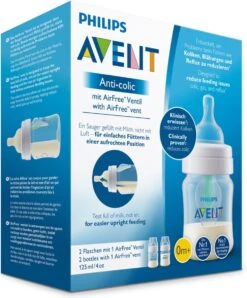 Philips Avent Anti-colic SCF810/24 - Babyfles (125 Ml) Antikrampjes Met AirFree Ventiel - 2 Stuks -Babyproducten Serie Winkel 996x1200 4