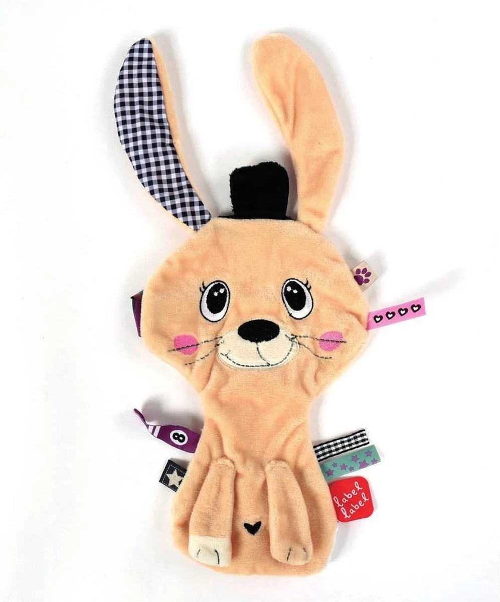 Label Label Friends Konijn Knuffeldoekje LL-FR14020 5 Label Label Friends Konijn Knuffeldoekje LL-FR14020 - Afbeelding 3