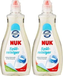 Nuk Afwasmiddel Voor Babyflessen & Spenen -Natuurlijke Ingrediënten- Voordeelset 2 Stuks A 500 Ml!!