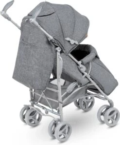 Lionelo Irma - Buggy - Wandelwagen- Lichte 7kg - Tot 15 Kg - Geveerde Wielen - 360° - Tot 5 Jaar - Opbergmand - Verstelbare Handgreep - Snel Inklapsysteem - Compact Formaat -Babyproducten Serie Winkel 999x1200